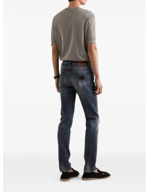 Jeans DOLCE GABBANA, Faded-effect denim jeans - GY07CDG8OJ9S9001