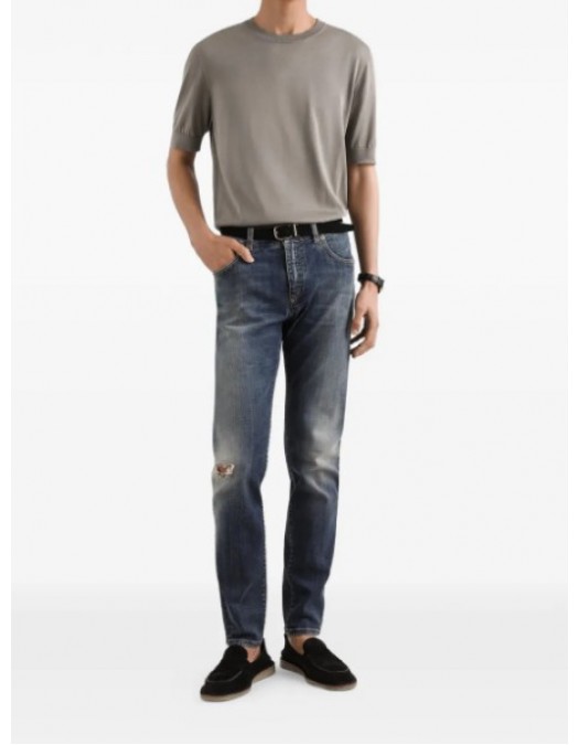 Jeans DOLCE GABBANA, Faded-effect denim jeans - GY07CDG8OJ9S9001