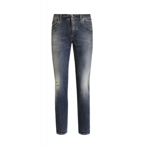 Jeans DOLCE GABBANA, Faded-effect denim jeans