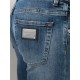 Jeans DOLCE & GABBANA, Logo Plaque, Blue - GY07LDG8HB3S9001