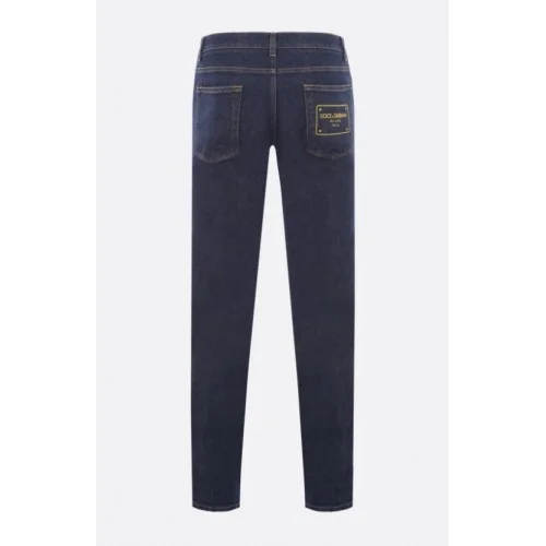 BLUGI DOLCE & GABBANA, Skinny, Yellow Logo