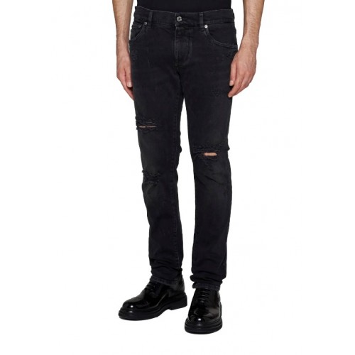 BLUGI DOLCE & GABBANA, Skinny, Black Logo, GY07LDG8JK0S9001 BLUGI DOLCE & GABBANA, Skinny, Black Logo, GY07LDG8JK0S9001