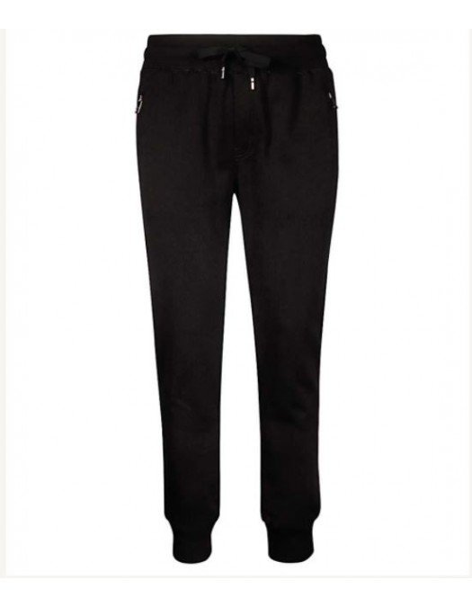 Pantalon Dolce& Gabbana, Logo Atasat, Negru - GYWDATN0000