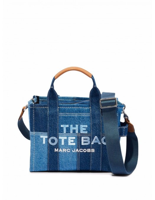 Geanta MARC JACOBS, The Small Tote, Denim - H018M06FA21422 Geanta MARC JACOBS, The Small Tote, Denim - H018M06FA21422