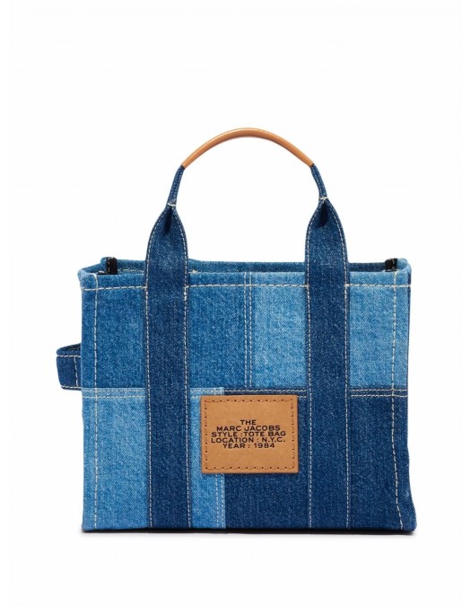 Geanta MARC JACOBS, The Small Tote, Denim - H018M06FA21422 Geanta MARC JACOBS, The Small Tote, Denim - H018M06FA21422