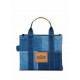 Geanta MARC JACOBS, The Small Tote, Denim - H018M06FA21422 Geanta MARC JACOBS, The Small Tote, Denim - H018M06FA21422