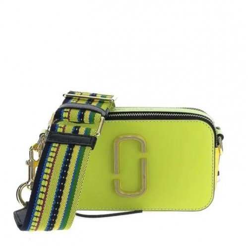 Geanta MARC JACOBS, Colorblock Snapshot, Verde