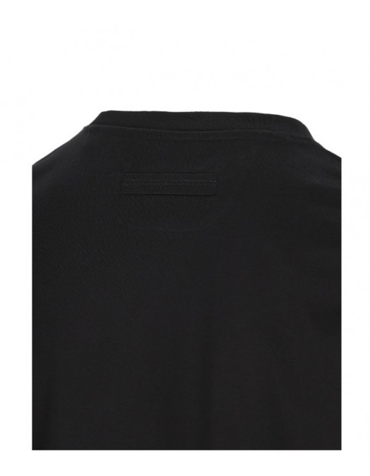 Tricou ZEGNA, logo-embroidered T-shirt, Black - H765UH360A3K09