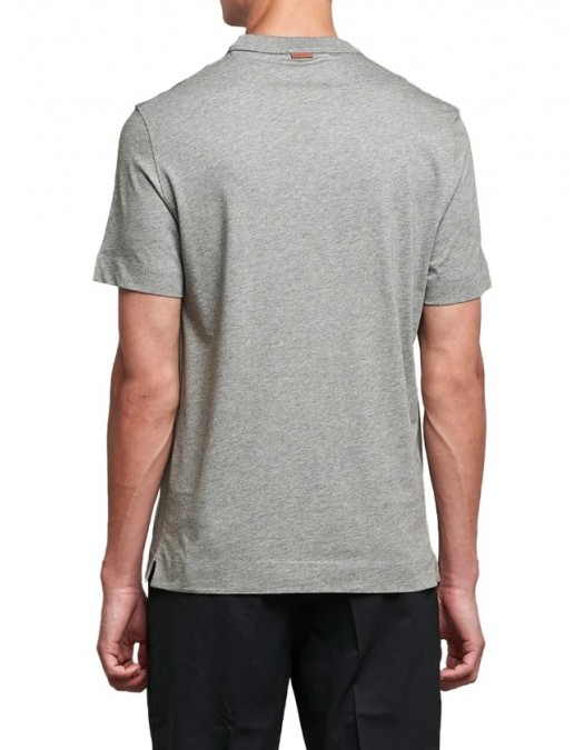 Tricou ZEGNA, Crewneck T-Shirt Grey - H765UH360A3K95