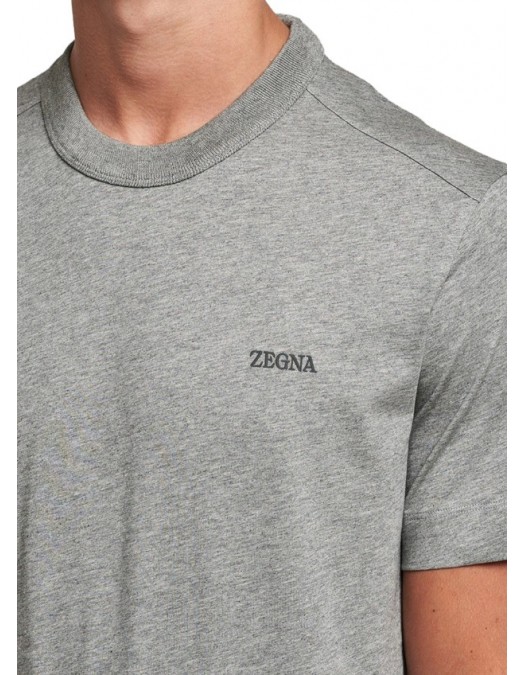 Tricou ZEGNA, Crewneck T-Shirt Grey - H765UH360A3K95