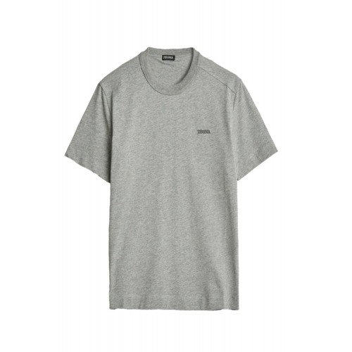Tricou ZEGNA, Crewneck T-Shirt Grey