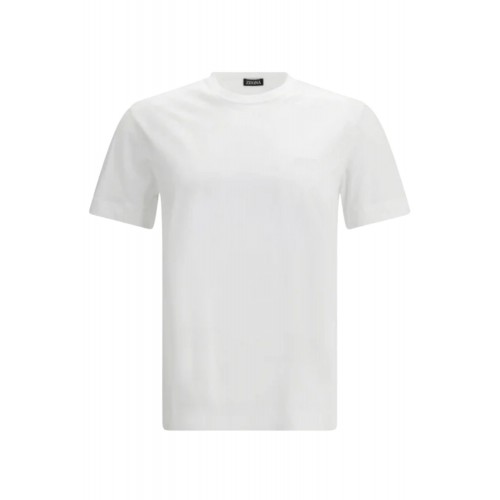 Tricou ZEGNA, White Half Sleeve