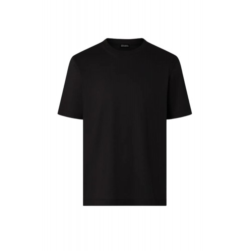Trricou ZEGNA, piqué cotton T-shirt