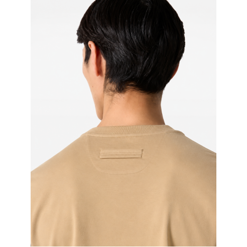 Tricou ZEGNA, piqué cotton T-shirt Bej