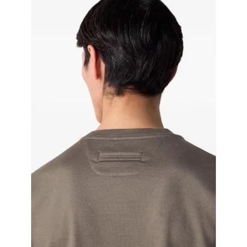 Tricou ZEGNA, piquet cotton T-shirt