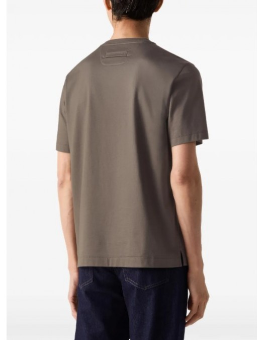 Tricou ZEGNA, piquet cotton T-shirt - H771UH335A3N07