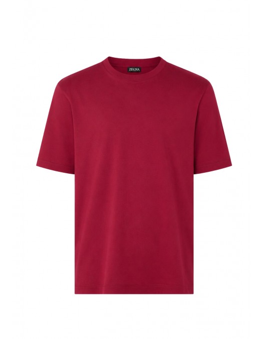 Tricou ZEGNA, piqué cotton T-shirt Red - H771UH335A3R09