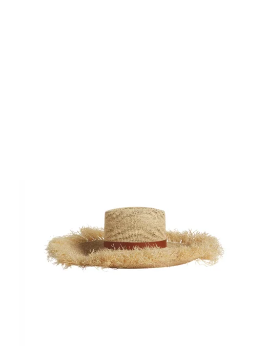 ハット DSQUARED2 Summer Lovers natural rafia hat Beige Dsquared2 Summer Lovers Natural Rafia Hat | italist, ALWAYS