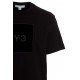 Tricou Y-3, Black Print Cotton - HB3332BLACK