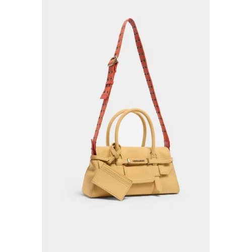 Geanta DSQUARED2, Utility Twin Handbag, Galben