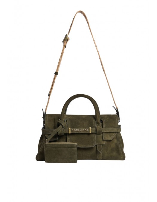 Geanta DSQUARED2, Utility Twin Handbag, Kaki - HBW007210208871M2456