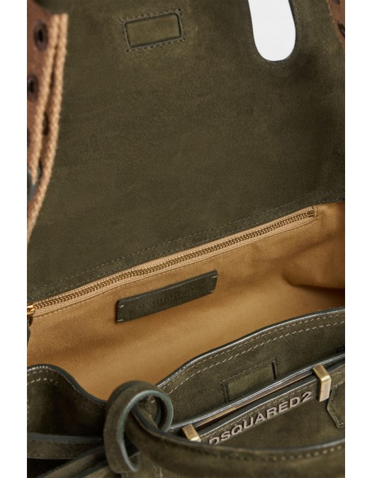 Geanta DSQUARED2, Utility Twin Handbag, Kaki - HBW007210208871M2456