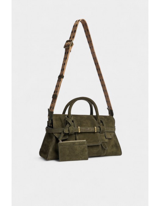 Geanta DSQUARED2, Utility Twin Handbag, Kaki - HBW007210208871M2456