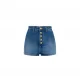 Jeans ELISABETTA FRANCHI, Shorts, Visible Buttons, Blue - HJ35I51E2104 Jeans ELISABETTA FRANCHI, Shorts, Visible Buttons, Blue - HJ35I51E2104