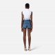 Jeans ELISABETTA FRANCHI, Shorts, Visible Buttons, Blue - HJ35I51E2104 Jeans ELISABETTA FRANCHI, Shorts, Visible Buttons, Blue - HJ35I51E2104