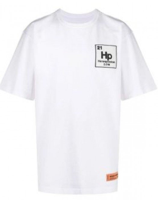 Tricou Heron Preston, White, Imprimeu Albastru - HMAA020R21JER0010149