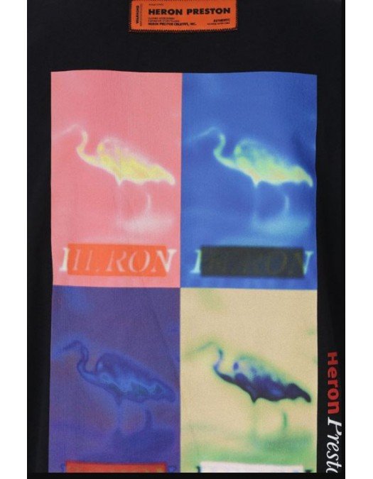 Tricou HERON PRESTON, Multi Heron, Negru - HMAA032F22JER0101084