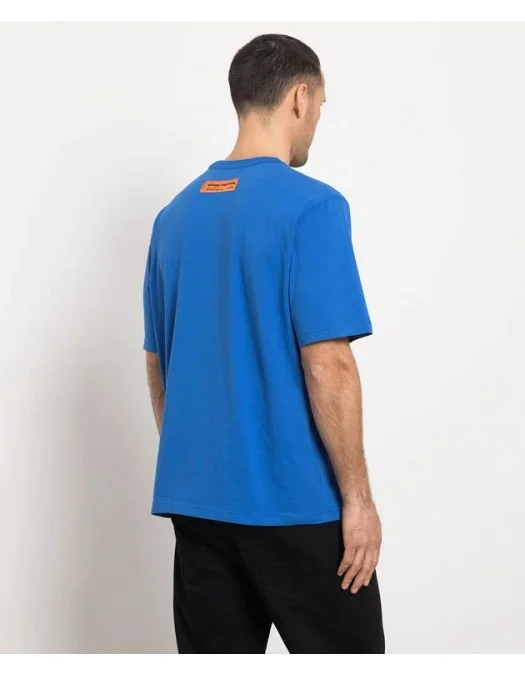 Tricou HERON PRESTON, Reg Hpny, Albastru - HMAA032S23JER0044501 Tricou HERON PRESTON, Reg Hpny, Albastru - HMAA032S23JER0044501
