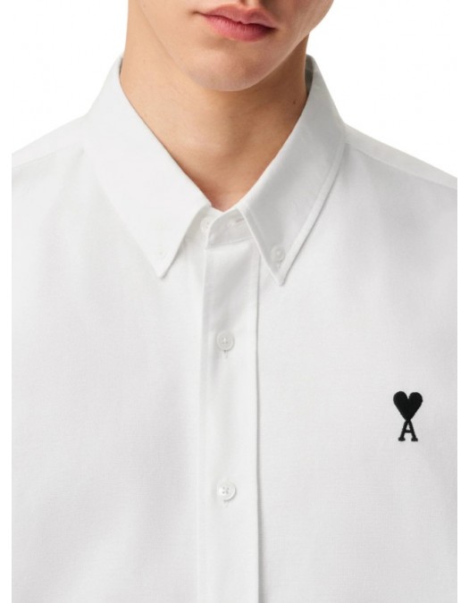 Camasa AMI PARIS, CONTRASTED ADC BUTTON DOWN COLLAR CLASSIC SHIRT - HSH763CO0031168
