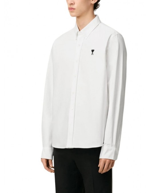 Camasa AMI PARIS, CONTRASTED ADC BUTTON DOWN COLLAR CLASSIC SHIRT - HSH763CO0031168