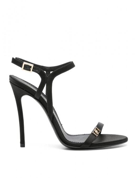 Sandale Dsquared2, Sharp Heel, Logo, Black - HSW0250001000012124