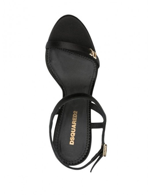 Sandale Dsquared2, Sharp Heel, Logo, Black - HSW0250001000012124