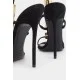 Sandale DSQUARED2, Evening Heeled, Resin Stone, Black - HSW0254102000012124