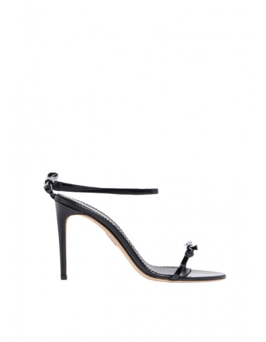Sandale DSQUARED2, Bow Heeled Sandals, Negru - HSW0290025000012124