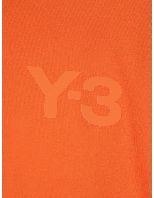 Tricou Y-3, Logo Orange Print Cotton - HT2287ORANGE