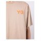 Tricou Y-3, Orange Logo, Trace Khaki - HT4664TRACEKHAK