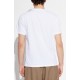Tricou AMI PARIS, WHITE T-shirt with embroidered logo - HTS346724100