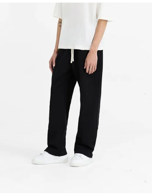 Pantaloni REPRESENT, Initial, Wide Leg, Black - INM4672001 Pantaloni REPRESENT, Initial, Wide Leg, Black - INM4672001