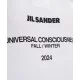 Tricou JIL SANDER, Logo Back Insert, White - J02GC0128J46219001