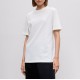 Tricou JIL SANDER, Logo Back Insert, White - J02GC0128J46219001