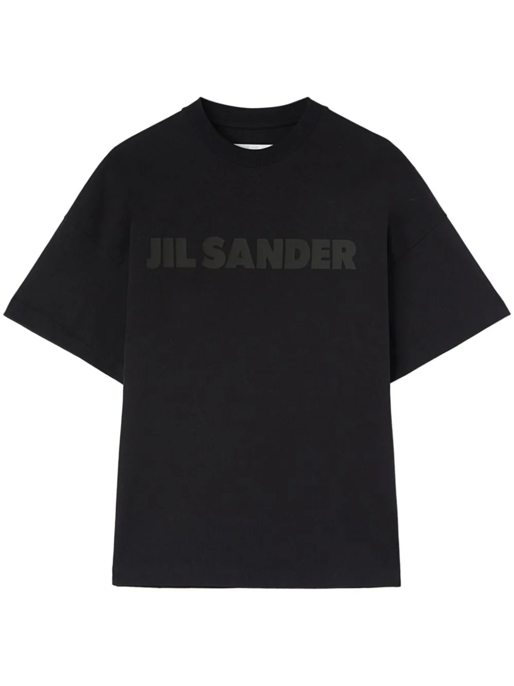 Tricou JIL SANDER, Logo Insert, Black - J03GC0137J20243001