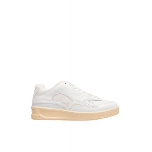 Sneakers JIL SANDER, Logo Insert, White Sneakers JIL SANDER, Logo Insert, White