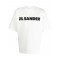 Tricou JIL SANDER, Logo Insert, Classic, White