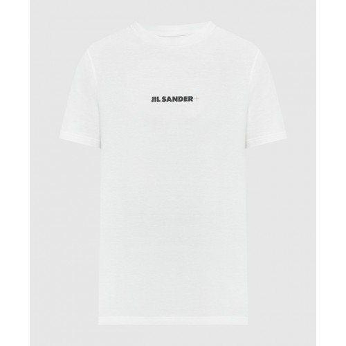 Tricou JIL SANDER, Logo Insert, White