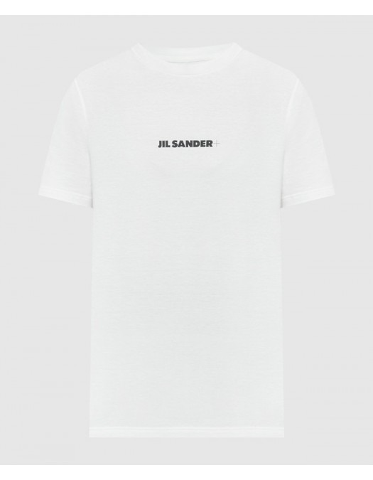 Tricou JIL SANDER, Logo Insert, White - J40GC0118J20103102