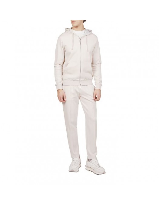 Hanorac ELEVENTY, Pinstriped Zip-up, Beige - J75FELJ17TES0J15002